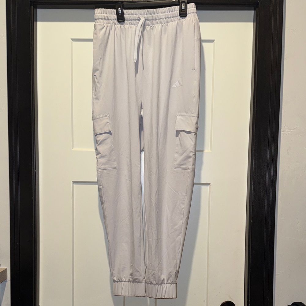 Adidas womens Light Gray Cargo Pants